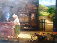 Cozinha com urucum, por Rui de Paula