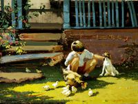 O menino e o cachorro, por Rui de Paula